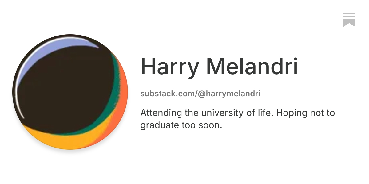 Harry Melandri | Substack