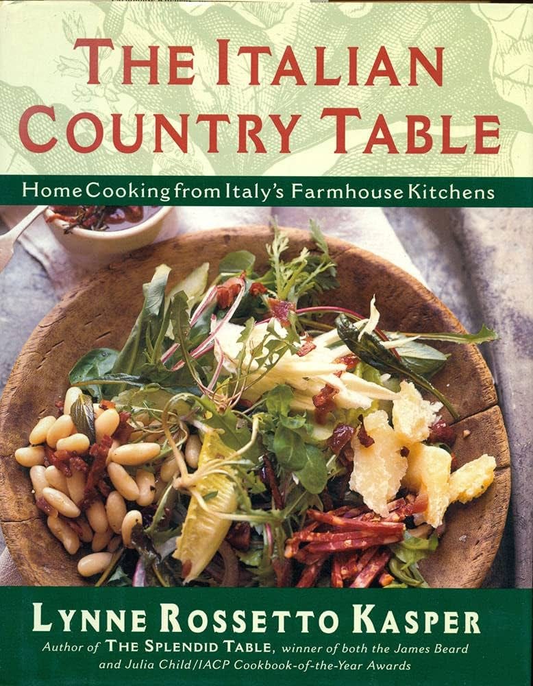 The Italian Country Table: Italian Country Table: Kasper, Lynne Rossetto:  9780684813257: Amazon.com: Books