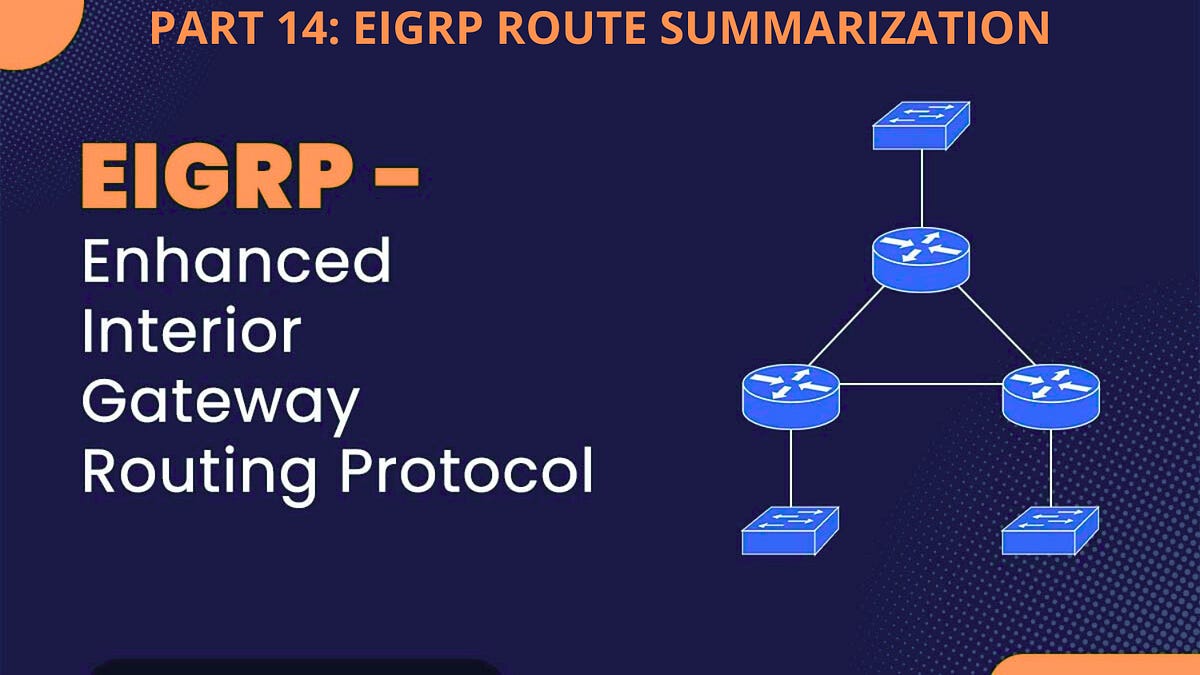 PART 14: EIGRP Route Summarization