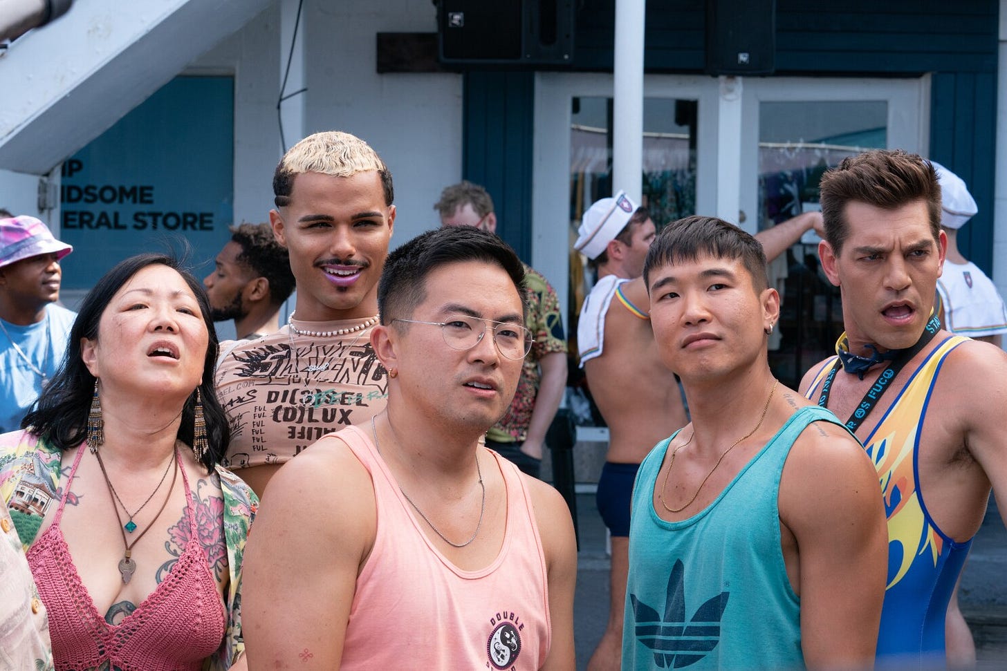 Fire Island' review: Love wins in Hulu's gay Asian rom-com - Los Angeles  Times