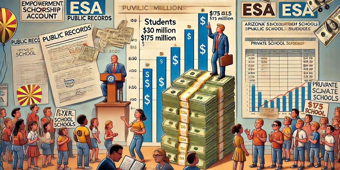 $175 million from Arizona taxpayers are just sitting in ESA accounts