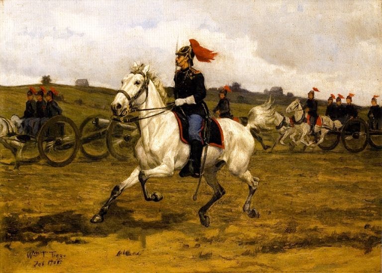 Lieutenant of Light Artillery | William Trego | oil painting