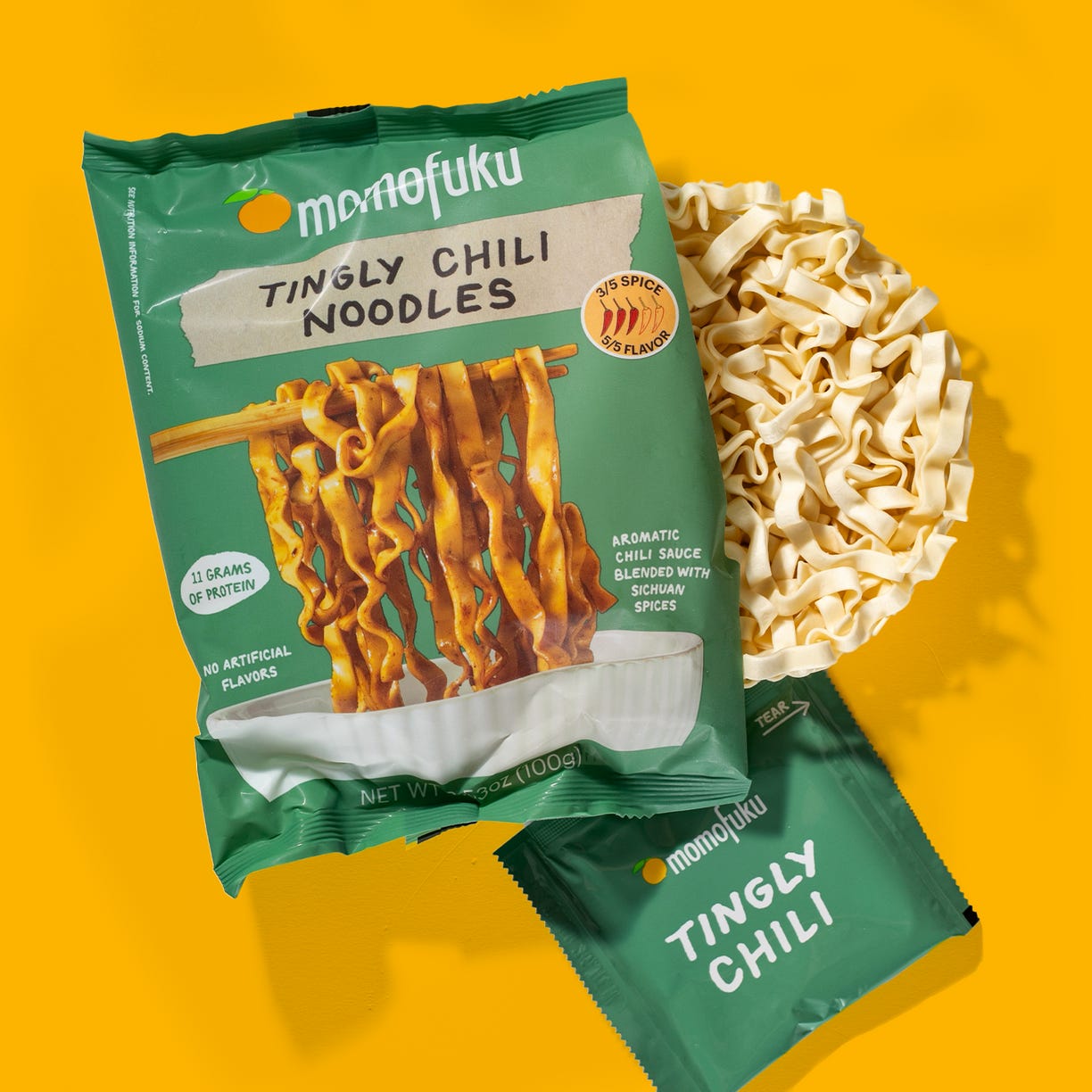 tingly chili noodle single pack