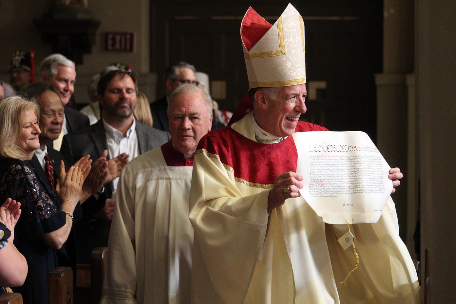 Archbishop James Checchio at his installation Mass in New Orleans