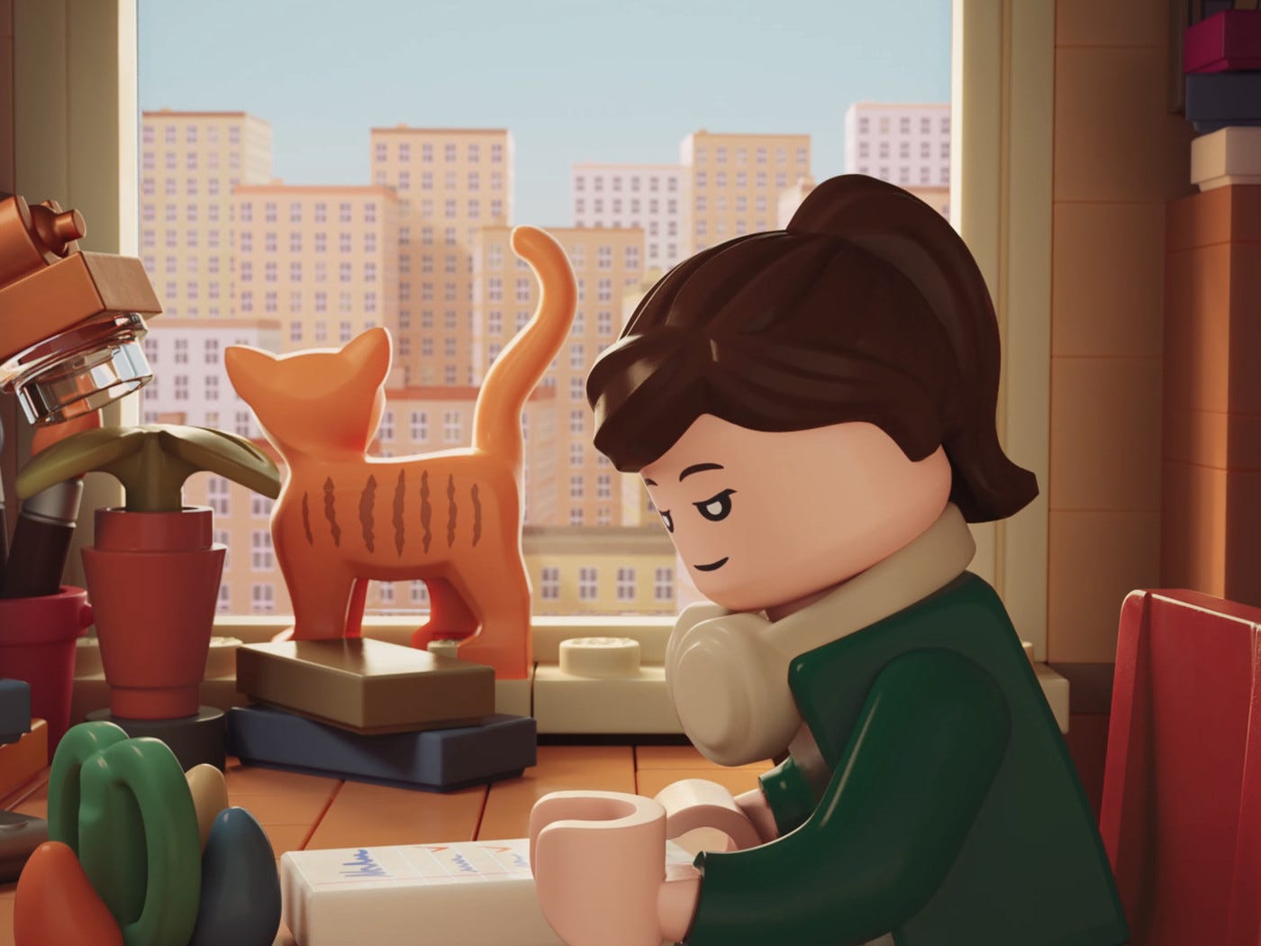 Lofi hip hop girl is now a Lego — here's why - Polygon