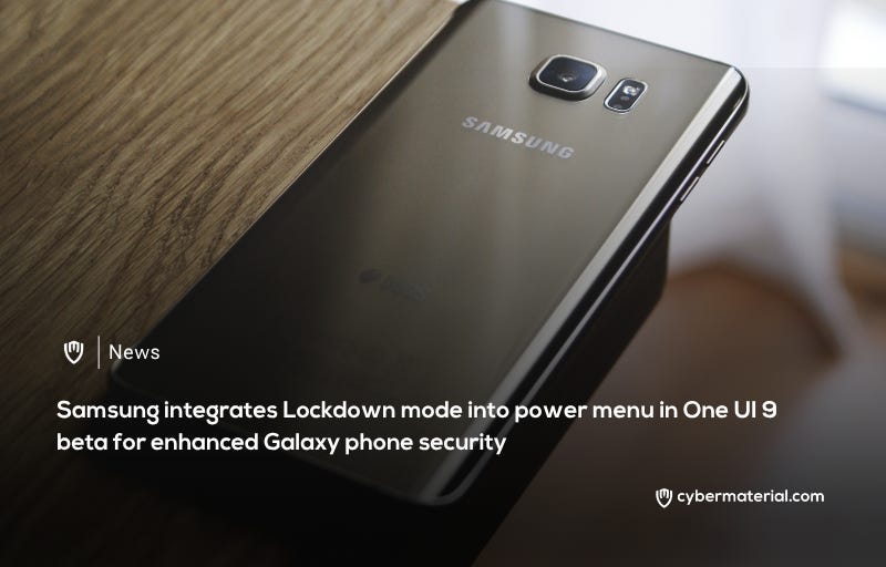 Samsung One UI 9 Introduces Lockdown Mode in Power Menu