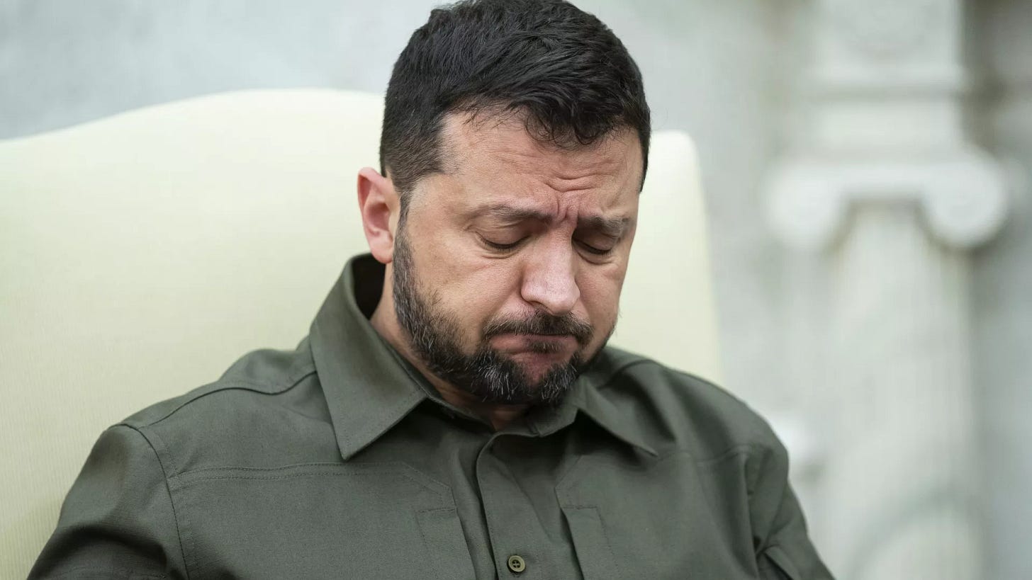 Ukrainian President Volodymyr Zelensky listens as President Joe Biden speaks during a meeting in the Oval Office of the White House, Thursday, Sept. 21, 2023, in Washington - Sputnik International, 1920, 14.03.2024