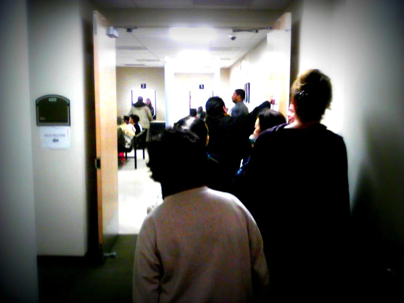 The human meat grinder that is the inside of a Social Security office