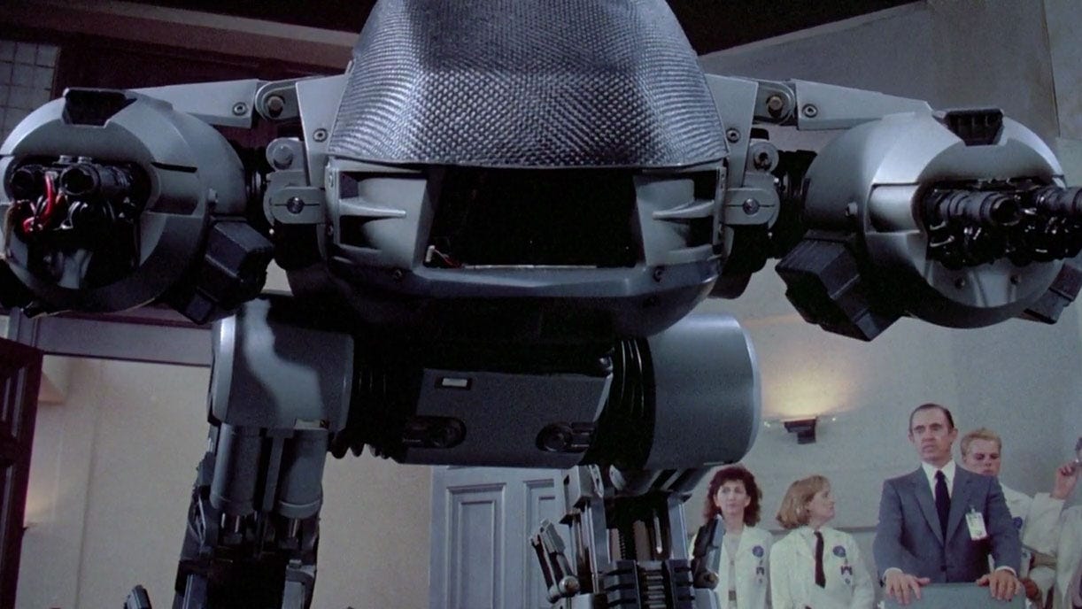 The Big Engine That Couldn't: Why RoboCop</em>'s Hopeless ED-209 is One of  the All-Time Great Movie Robots — ADMIT ONE