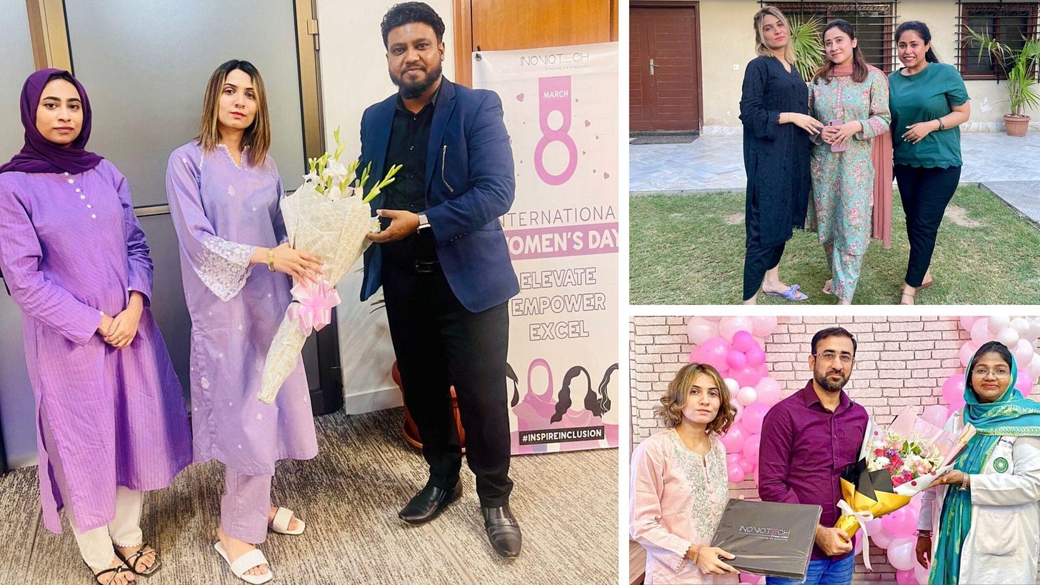 Aqsa Salim & Fahad Aslam (Human Resources Managers) from InovioTech Aqsa Salim & Fahad Aslam (Human Resources Managers) from InovioTech