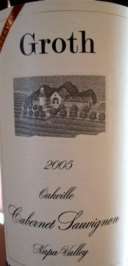 A - groth - Cab Reserve label A - groth - Cab Reserve label