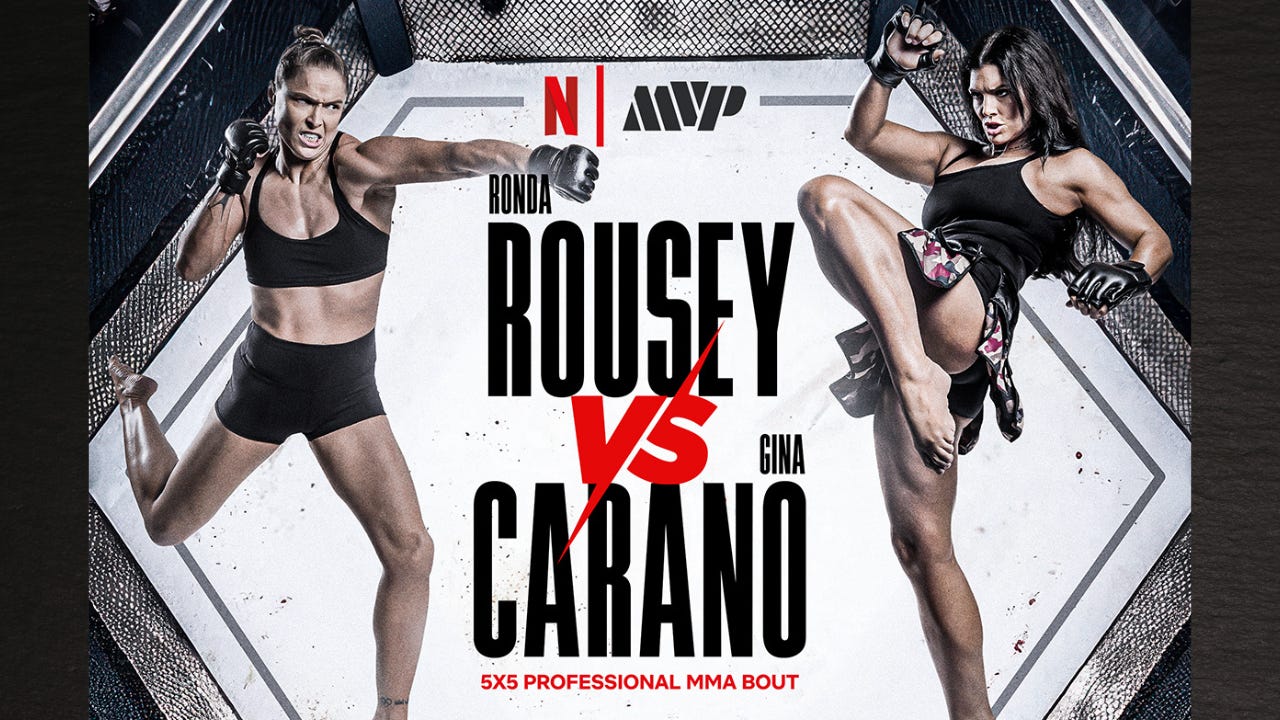 Gina Carano Will Fight Ronda Rousey in Netflix Superfight — Historic ...