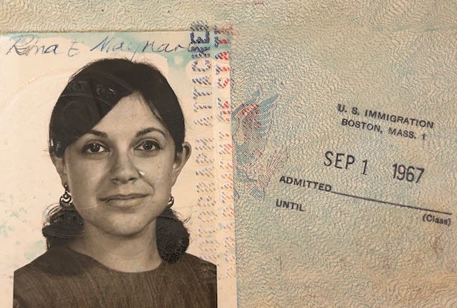 1967 girl's passport