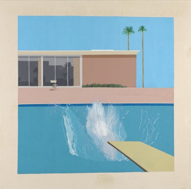 David Hockney, A Bigger Splash, 1963