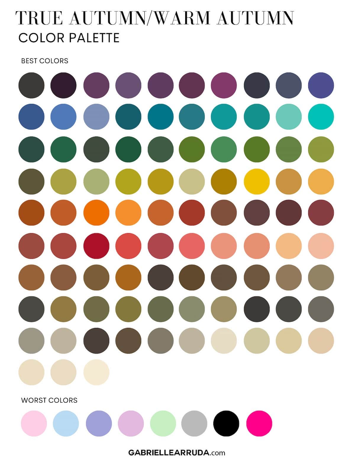 True Autumn: The Ultimate Guide - Gabrielle Arruda True Autumn: The Ultimate Guide - Gabrielle Arruda