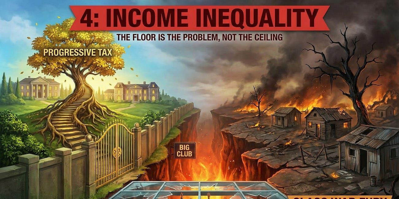 Raising the Floor, Not the Ceiling: The Structural Fix for Income Inequality in America 2026