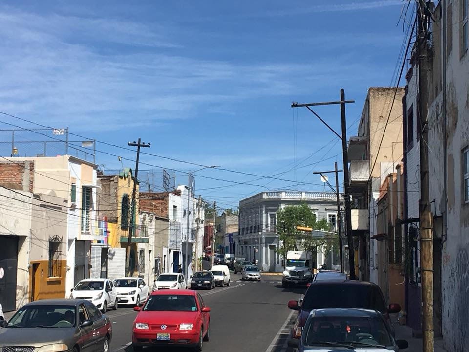 Remates visuales en calles de Guadalajara