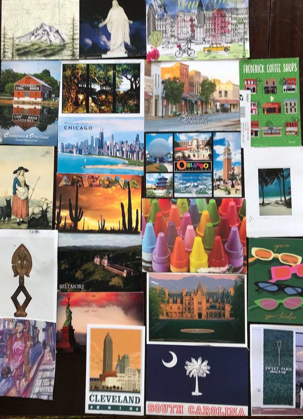 The Postcard Exchange: We have come to the end of this very popular project. And what a joyous project this has been.