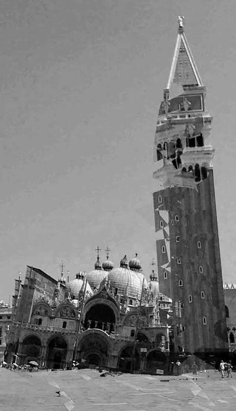 beaded beadwork Venice Italy St. Marks Square campanile erosion Basilica photo photoshop sketch jiri kolar beaded beadwork Venice Italy St. Marks Square campanile erosion Basilica photo photoshop sketch jiri kolar