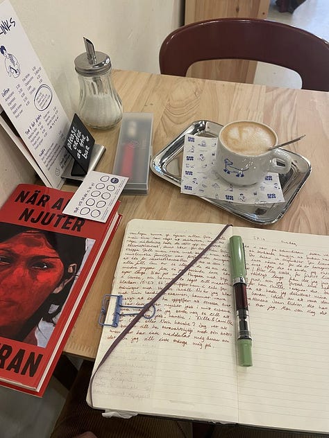Creative ways to fill an empty notebook - notes by allie