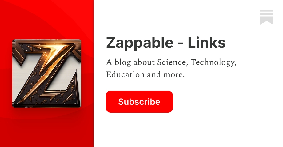 Zappable - Links | Ariel | Substack