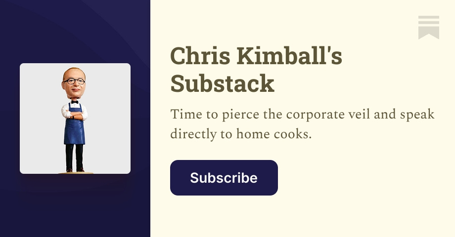 Chris Kimball's Substack | Substack