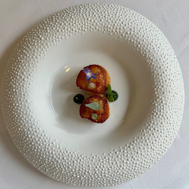 Scallops at Petrus