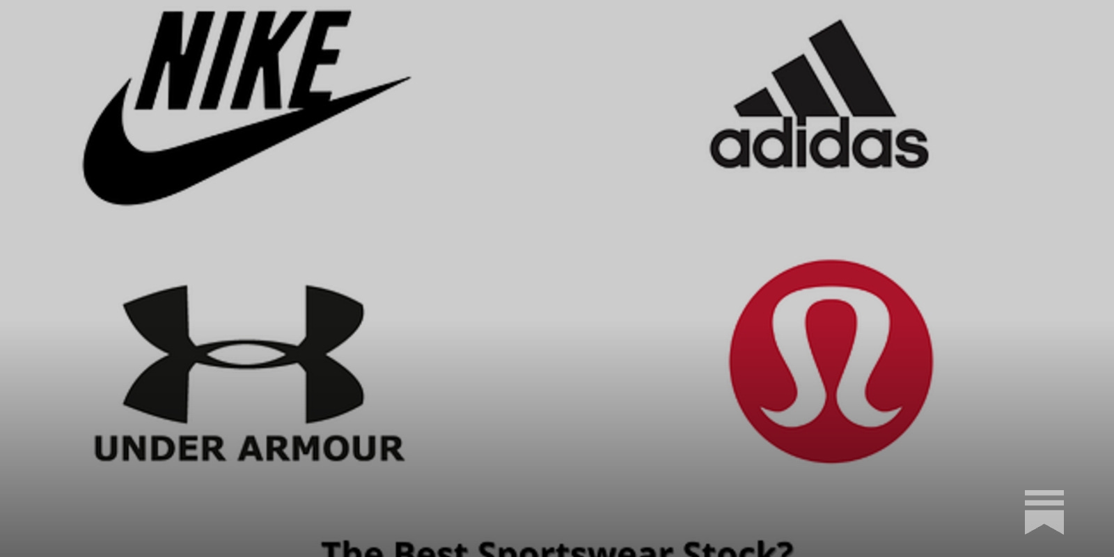 NIKE vs Adidas vs Under Armour vs Lululemon