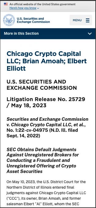 Noticias SEC sobre corretoras cripto