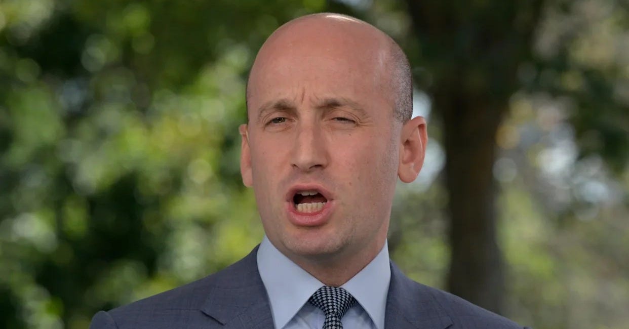 Stephen Miller Calls For 'Legitimate State Power' To Dismantle 'Leftwing  Terrorism'
