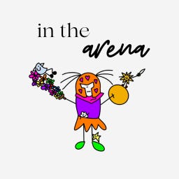 in the arena