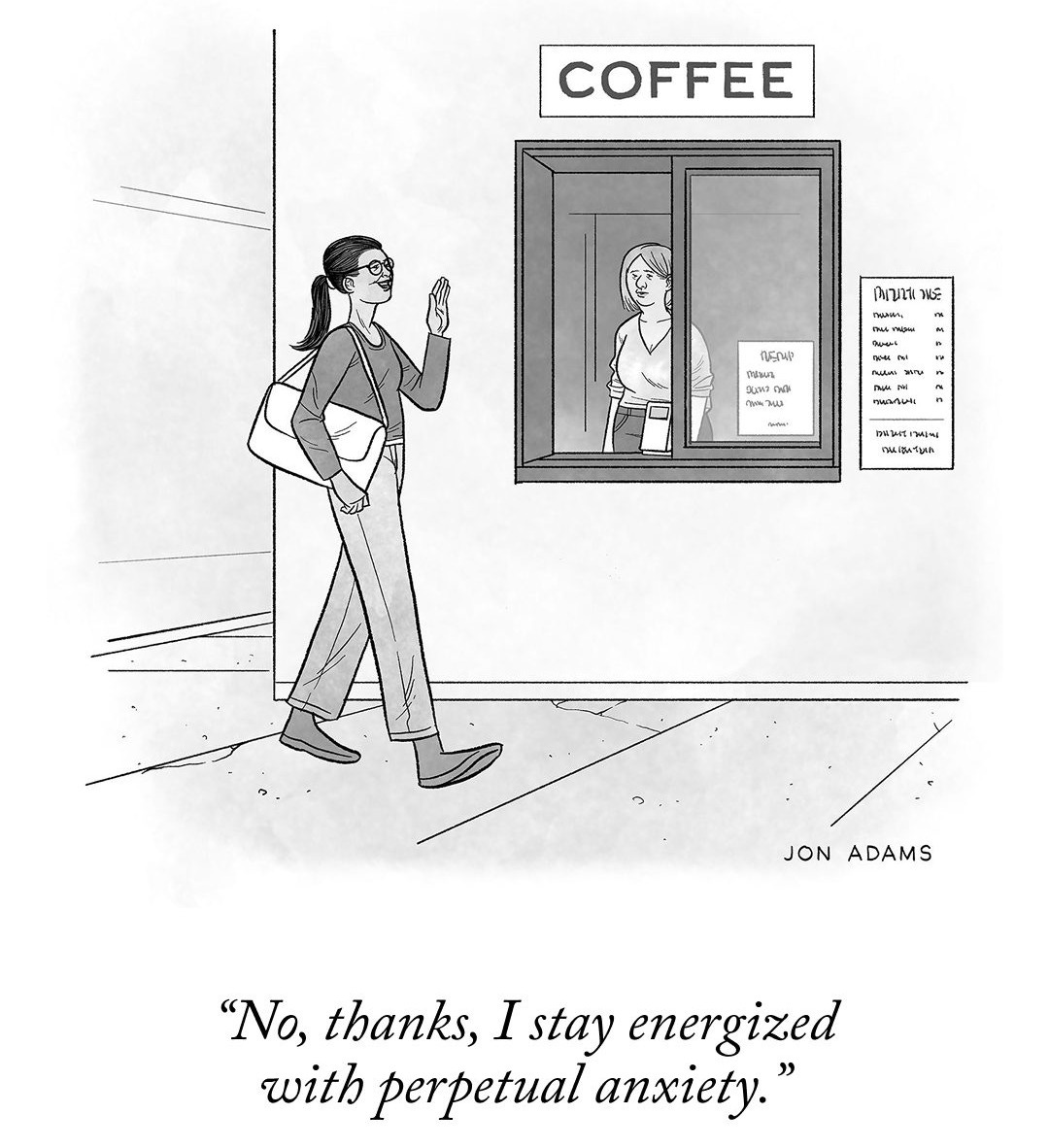 May be a black-and-white image of coffee cup and text