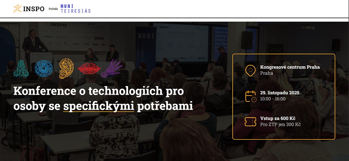 Konference INSPO se letos koná 29. listopadu v pražském Kongresovém centru na Vyšehradě.