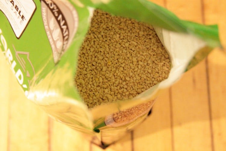 Kitty Litter Cornbread Inside Bag Kitty Litter Cornbread Inside Bag