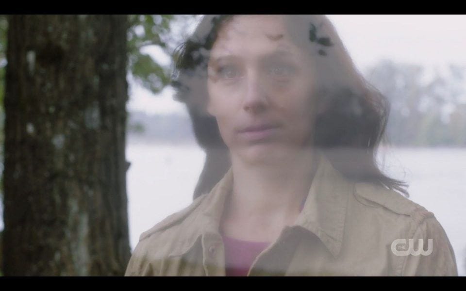 Shoshannah Stern Eileen shimmers back to Sam Winchester Supernatural Shoshannah Stern Eileen shimmers back to Sam Winchester Supernatural