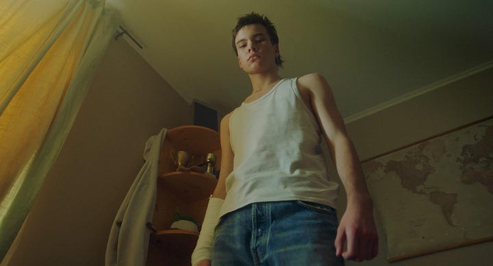 Five stills from the short film Mažoji