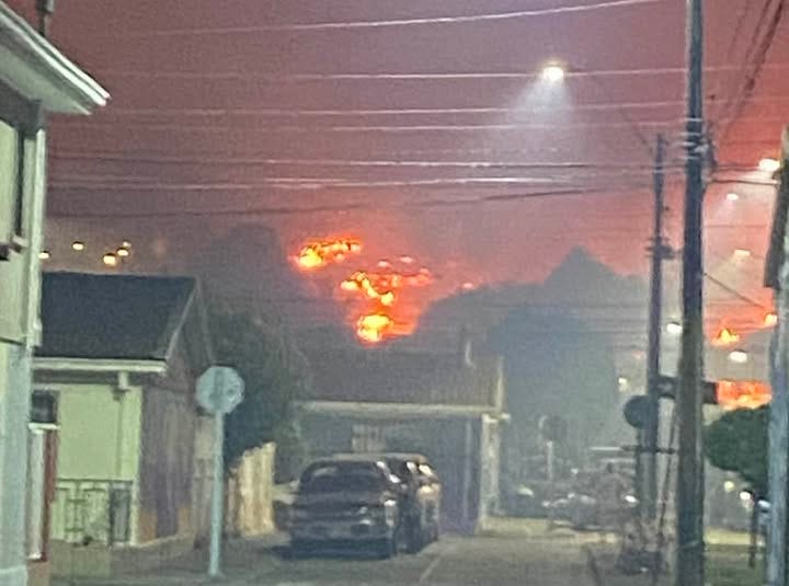 May be an image of fire