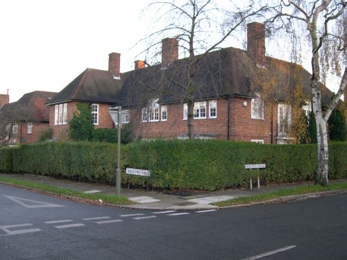 The late Victorian Suburbs in London (like Hampstead Garden Suburb) remain quite attractive. The late Victorian Suburbs in London (like Hampstead Garden Suburb) remain quite attractive.