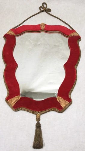 Velvet Frame Mirror - Picture 2 of 7
