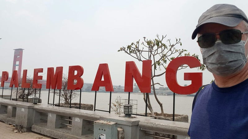 James in Palembang