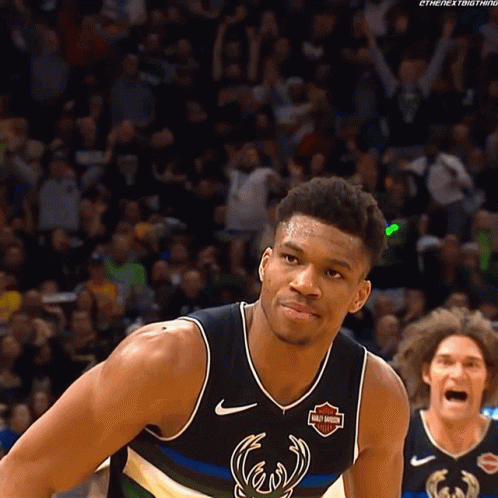 Giannis Antetokounmpo Milwaukee Bucks GIF - GiannisAntetokounmpo  MilwaukeeBucks Wink - Discover &amp; Share GIFs