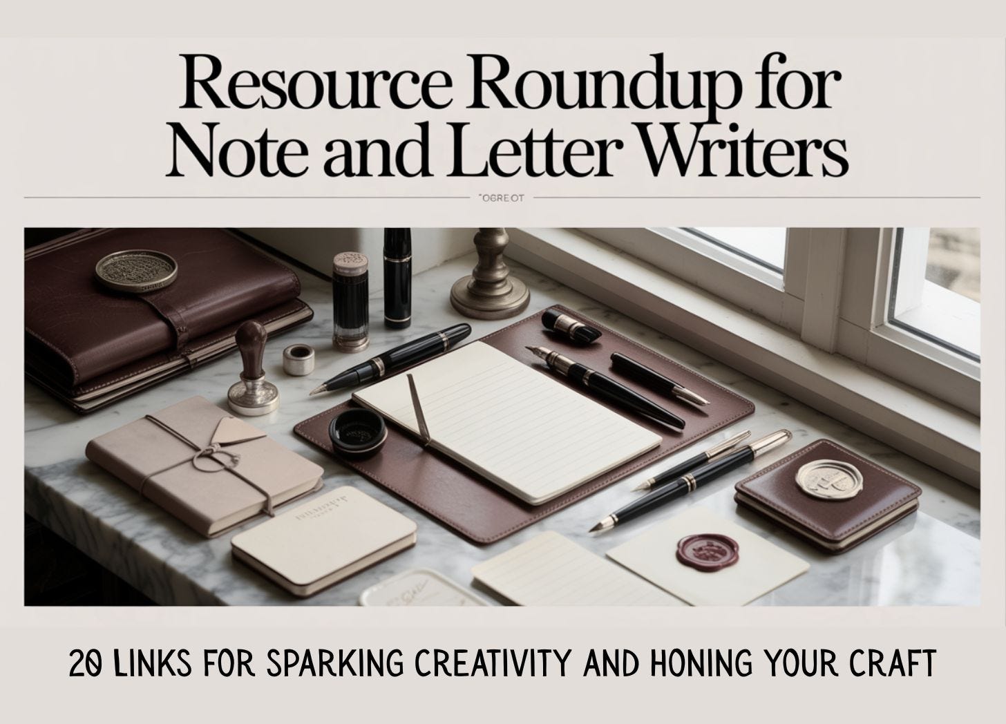 Note Writer 2025 The Note Writer’s Resource Roundup