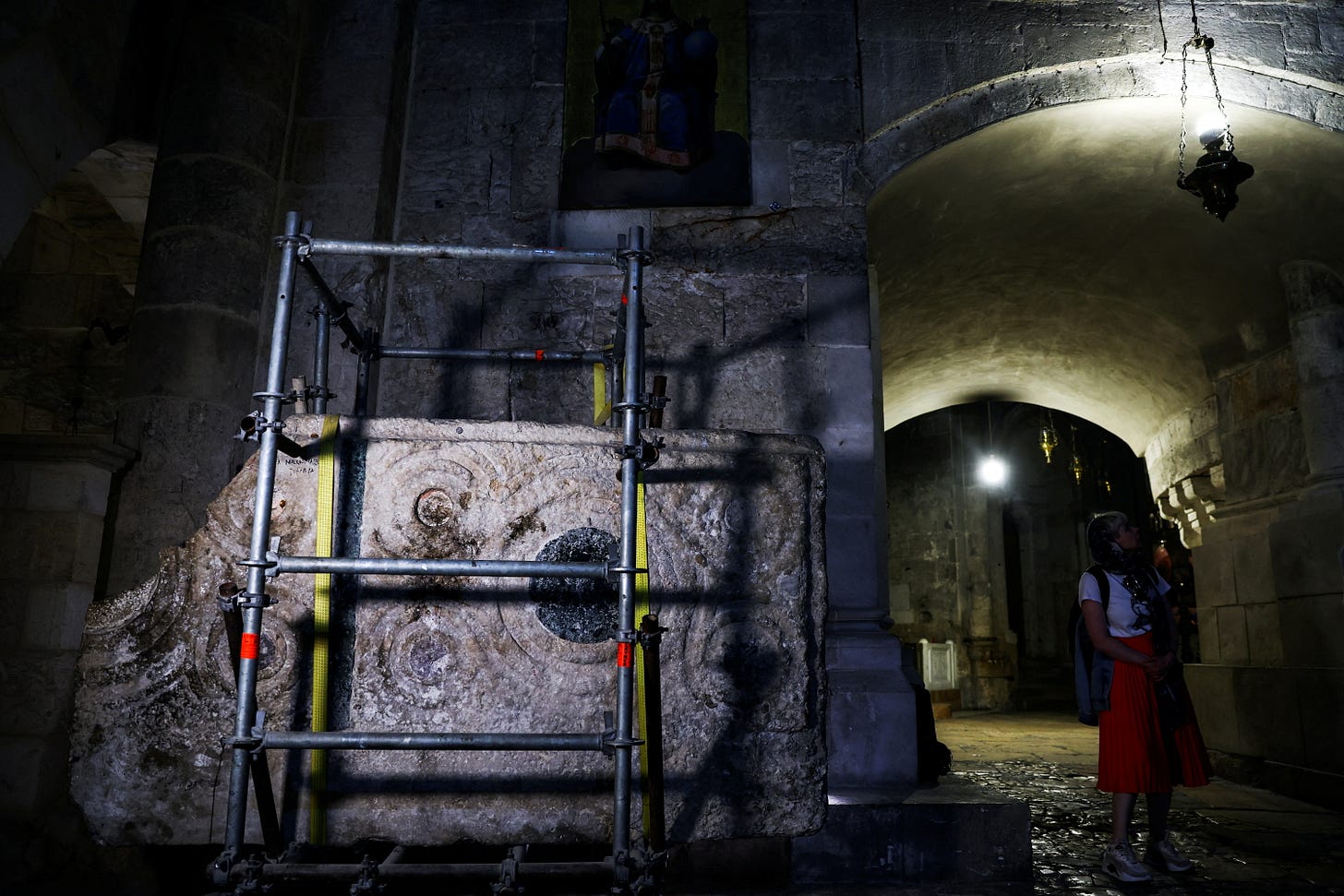 Researchers say the Church of the Holy Sepulchre centuries-old altar has been rediscovered in Jerusalem Researchers say the Church of the Holy Sepulchre centuries-old altar has been rediscovered in Jerusalem