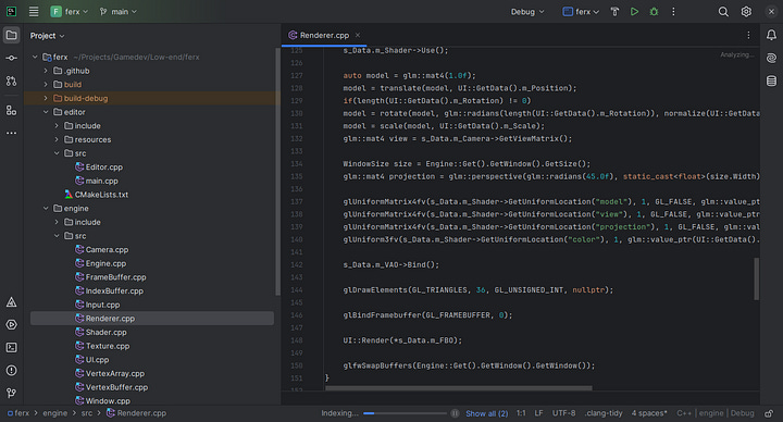 The engine and its codebase