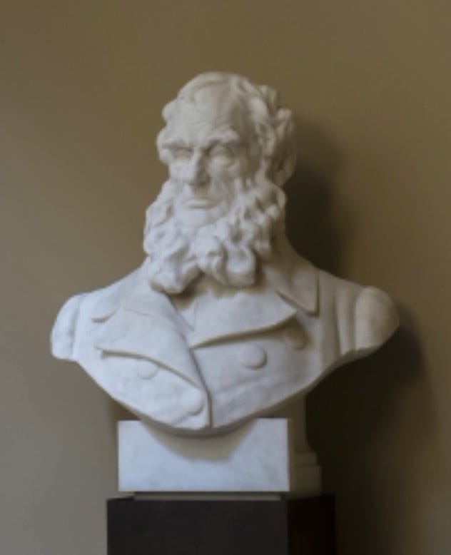 Jules André Méliodon, Bust of Charles Lesueur, 1904 (© Jardin des Plantes).