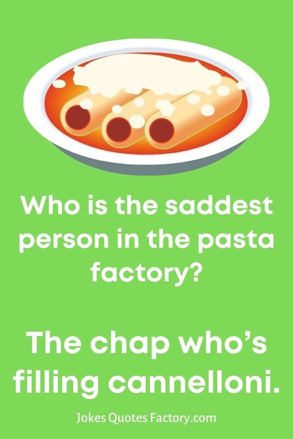 171 HILARIOUS Pasta Jokes That Are Pasta-licious! 2022