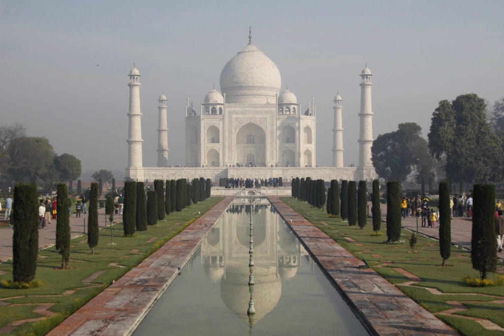 Taj Mahal, classiv view, best view, bester Blick