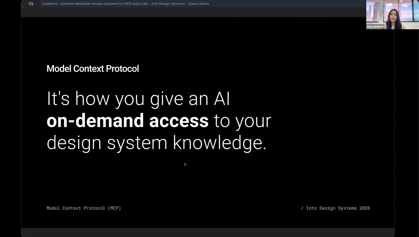 Diana Wolosin - Live at Into Design Systems AI Conference