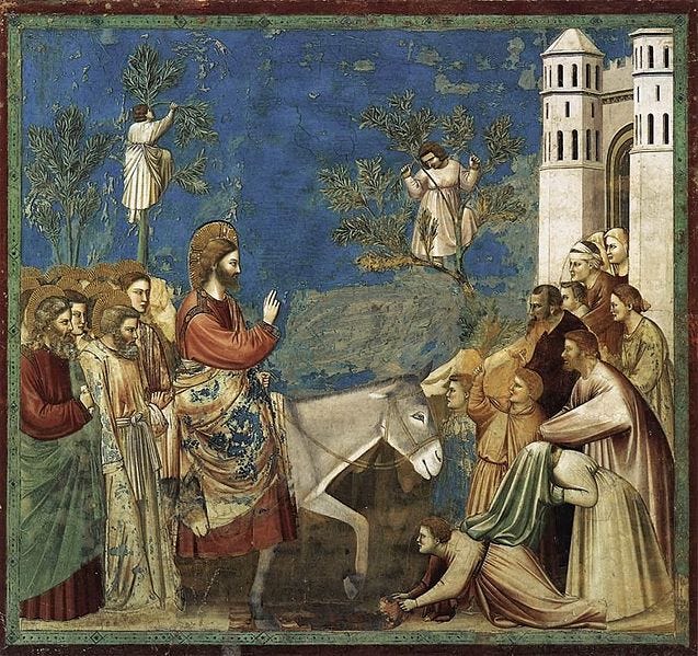 Giotto: The Entry into Jerusalem | Thena Ayres