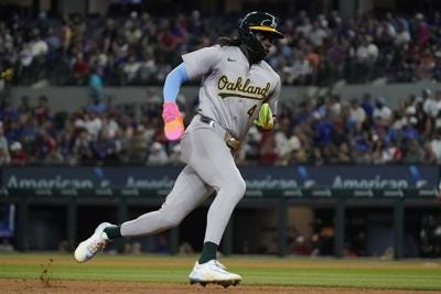 MLB: Oakland Athletics at Texas Rangers